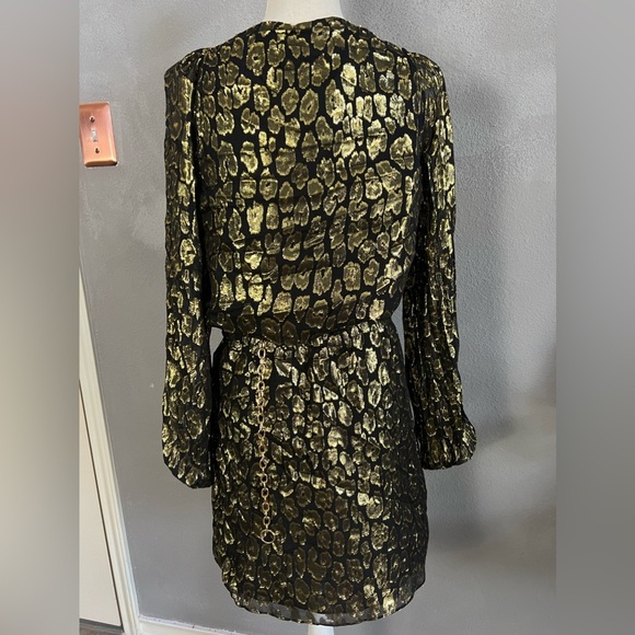 A.L.C. Silk metallic dress Size 4 - Picture 13 of 15